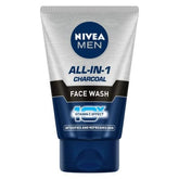 NIVEA MEN ALL IN ONE FACE WASH CHARCOAL 50GM saffronskins